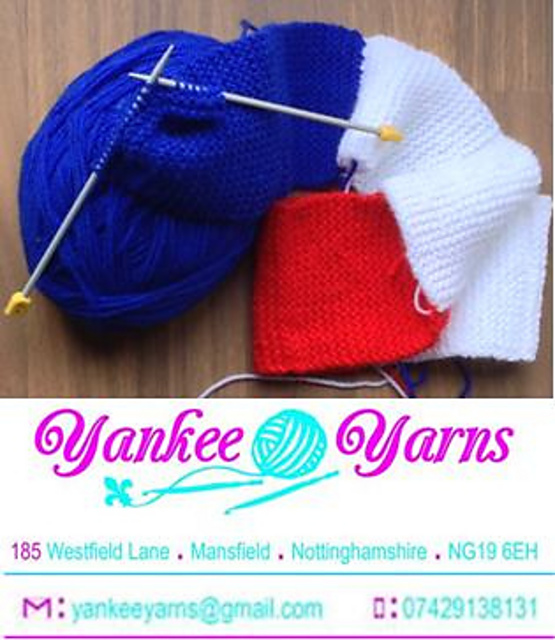 Union Jack Flag Blanket: KAL Part 1