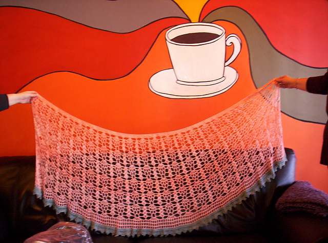Just Peachy Scarf/Shawlette/Shawl