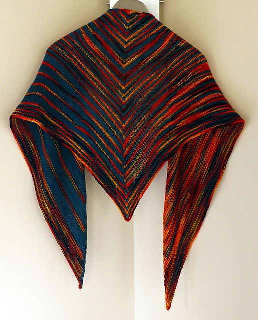 Monet Sunset Shawl