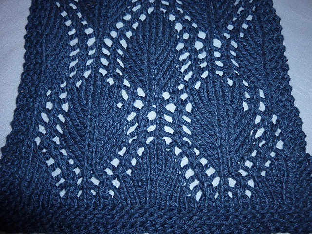 Shield Pattern, surrounded with Open Work