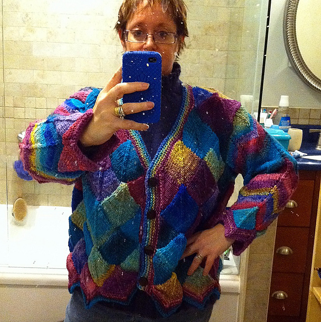 Thoughts of Spring Diamonds Jacket
