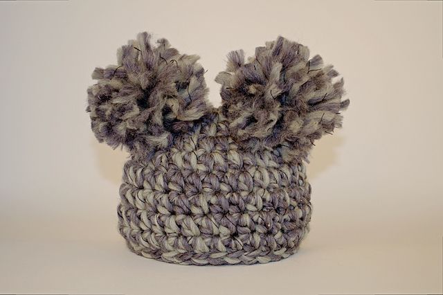 Double Pom Newborn Beanie