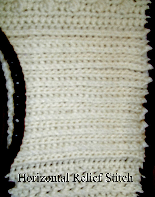 11. Horizontal Relief Stitch