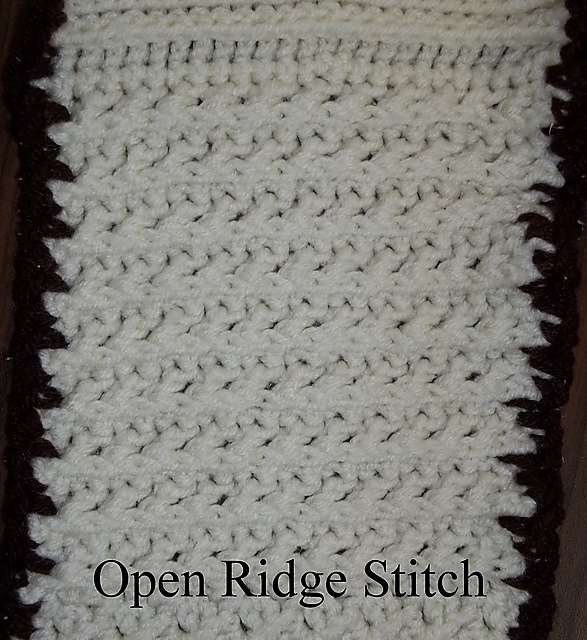 12. Open Ridge Stitch