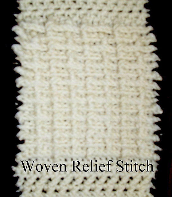 18. Woven Relief Stitch