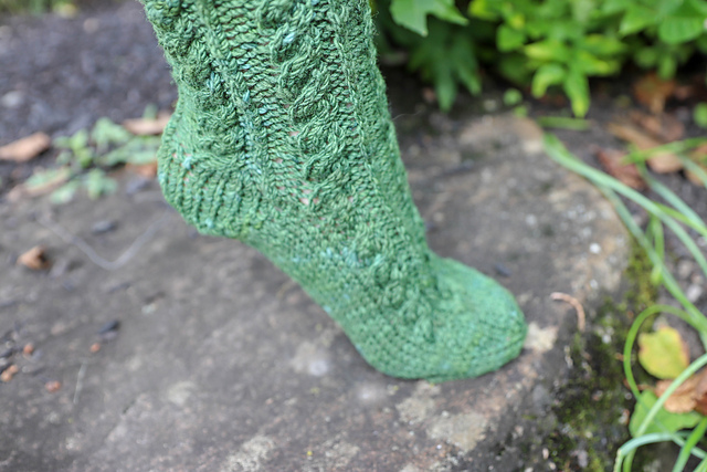 Cabled Socks