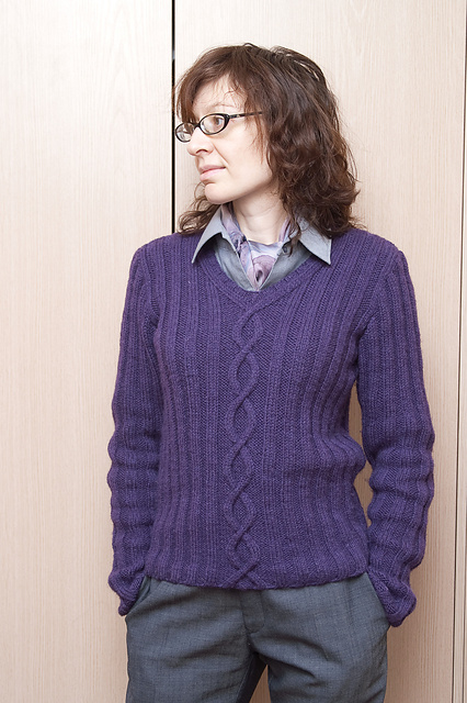 Cable and Rib Sweater