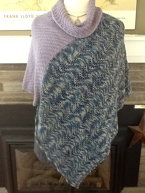 Feather 'n' Fan Poncho