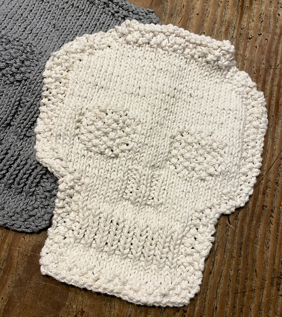 Skull Dishcloth