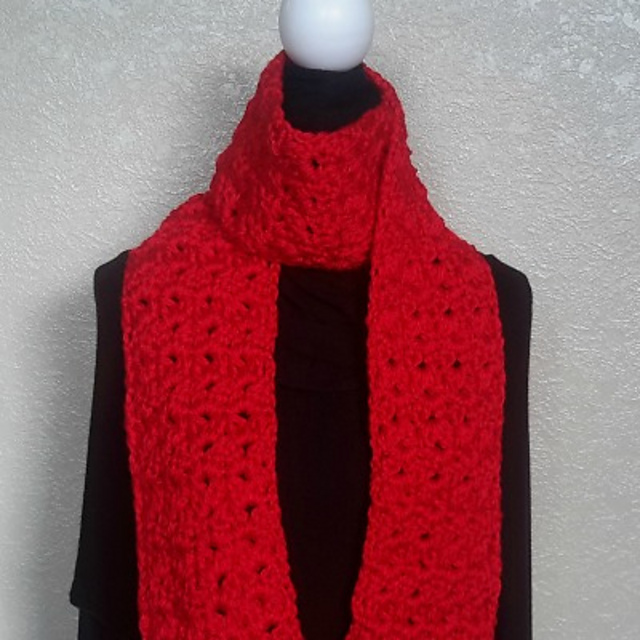 Cluster V Stitch Scarf