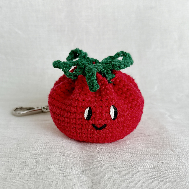 Dumpling Tumbler Bag Charm (Tomato)