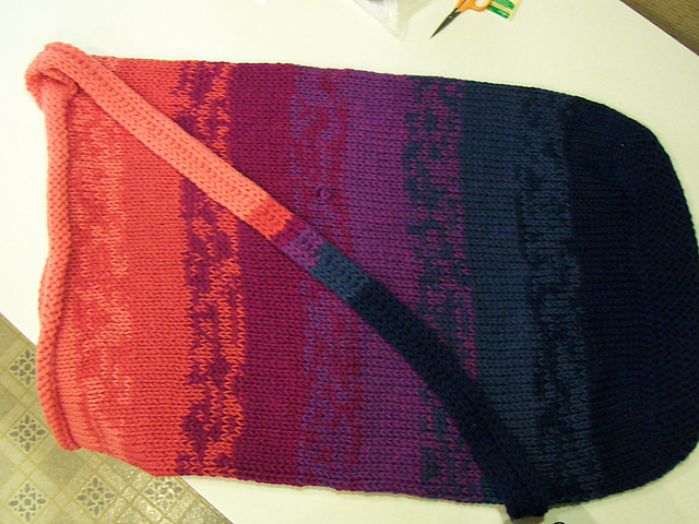 Sling Back Felted Shoulder Bag