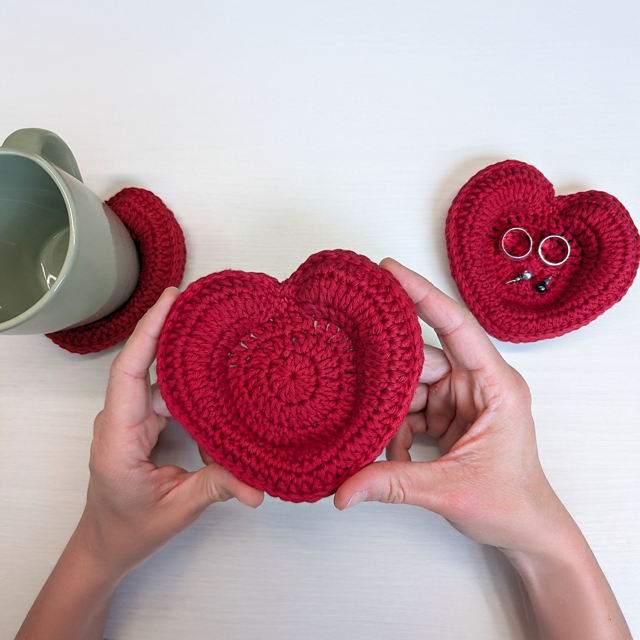 Puffy Heart Coaster