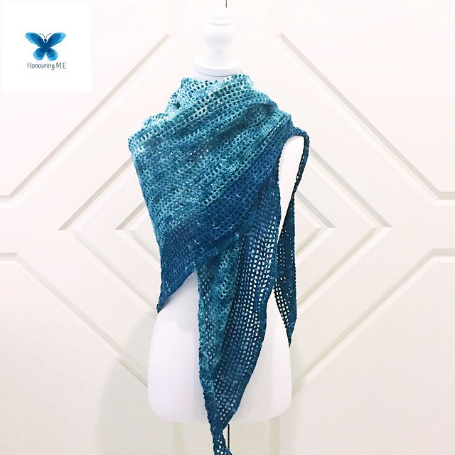 Winter Green Shawl