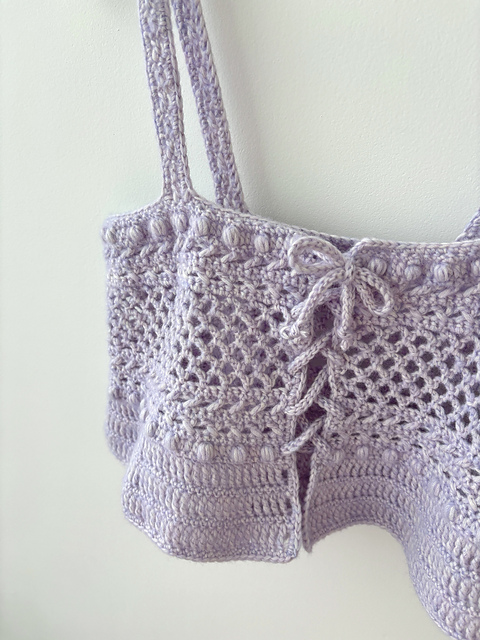 snowflakes bustier