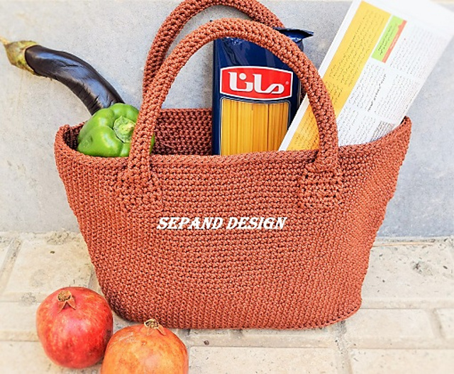 Sateen shopping bag