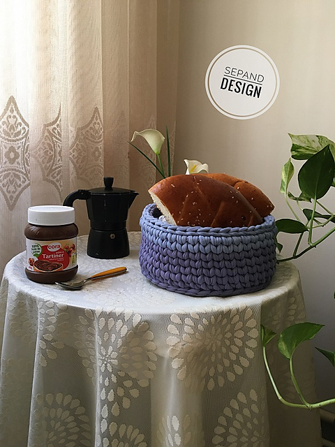 t shirt yarn basket handle