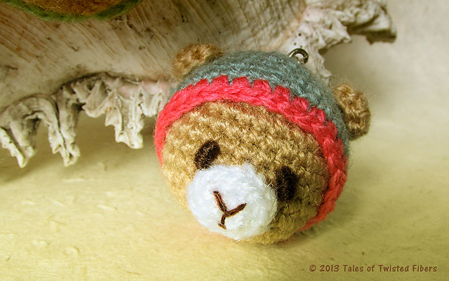 Amigurumi Teddy Bear Keychain