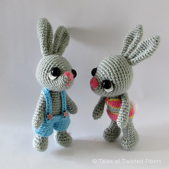 Beach Bunnies Amigurumi