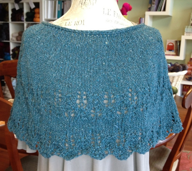 Ravelry: Rosebud Capelet pattern by Serial Knitters Local Yarn Store