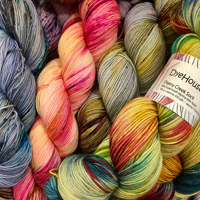 Ravelry: Serial Knitters DyeHouse Cherry Creek Sock