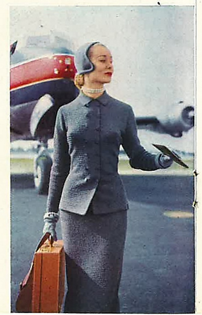 Double breasted suit skirt