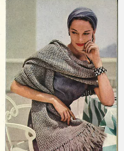 Crochet stole