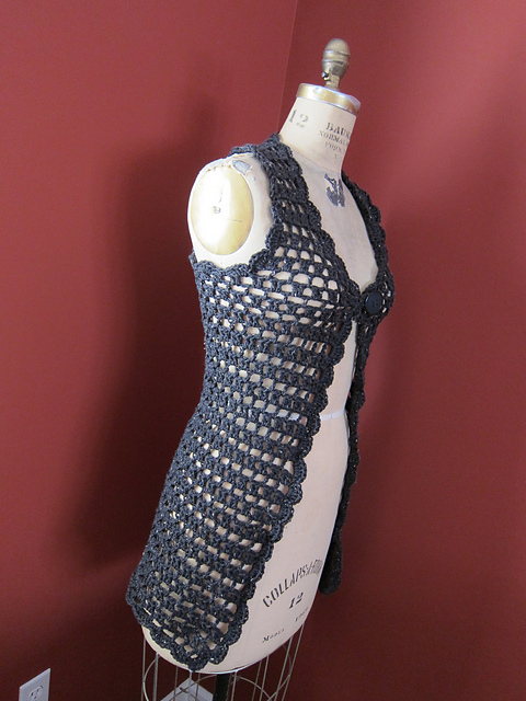 Ravelry: Midi Length Vest pattern by Jack Frost