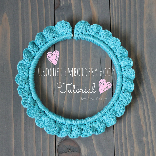 Crochet Embroidery Hoop