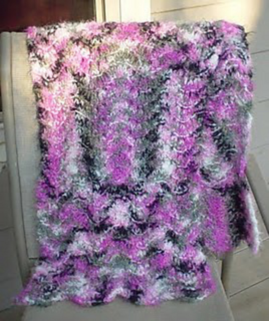 Feather and Fan Prayer Shawl