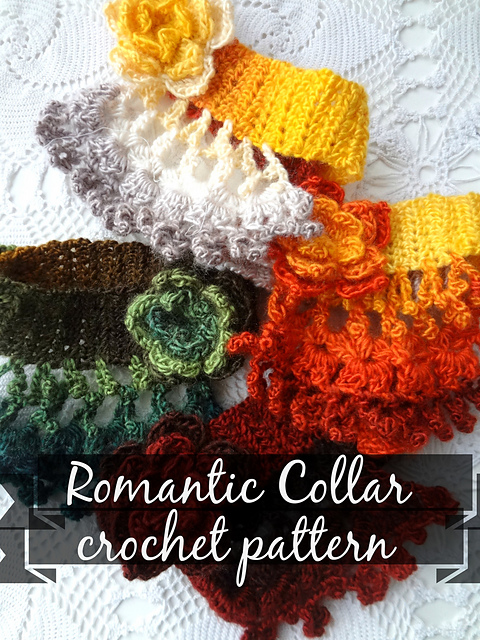 Ravelry: Romantic Crochet Collar pattern by Maya Kuzman