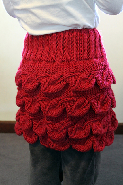 Flora Layered Leaf Skirt