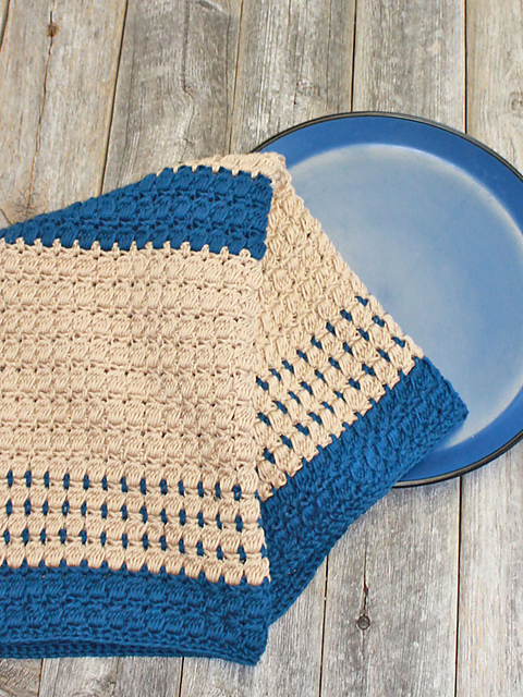 Striped Tea Time Kitchen Towel
