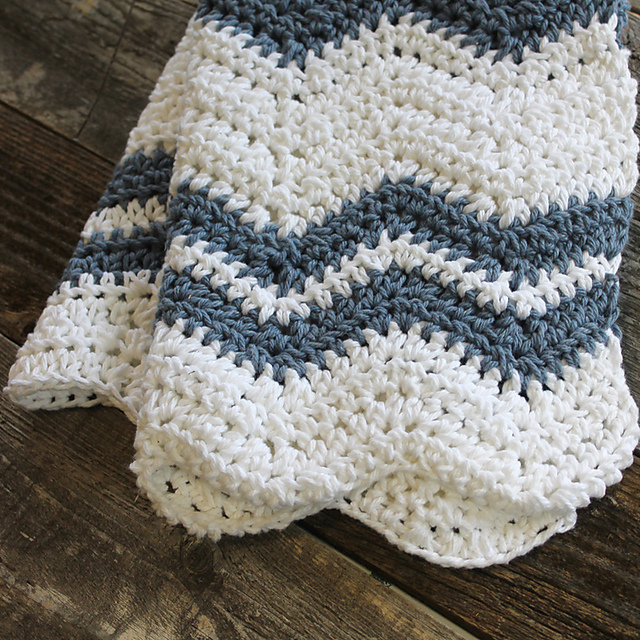 Blue Wave Dish Towel