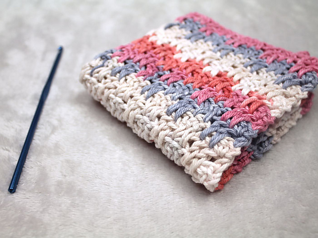 Up and Down Stripe Washcloth