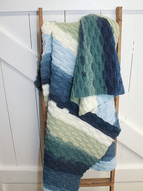 Echo Waves Baby Blanket