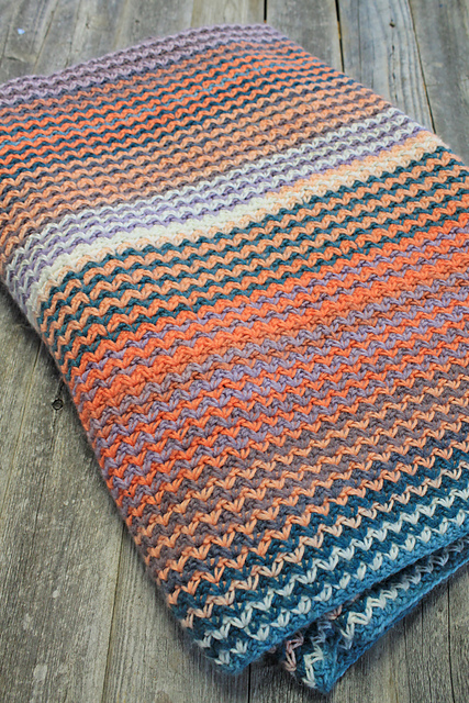 Charlotte Chevron Blanket
