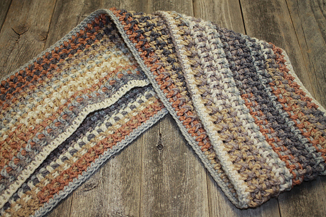Cinnamon Stripes Scarf