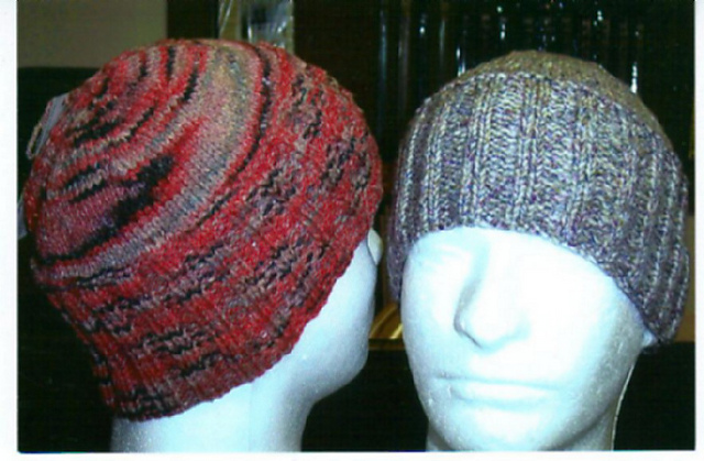Ribbed & Stockinette Knit Hat