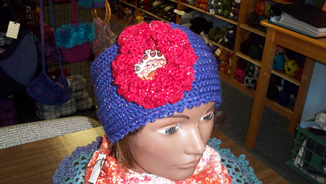 Headband w/Picot Edging & opt. flower