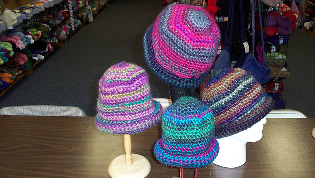 Crocheted Hats in Bulky