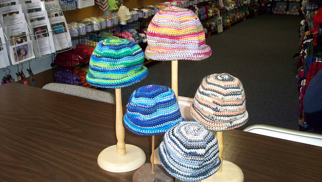 Crocheted Baby Hats in DK