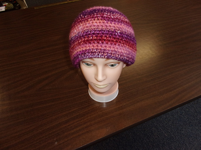 Crocheted Double Brim Hat