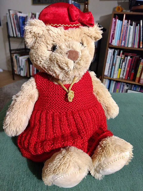 teddy dress and shoes