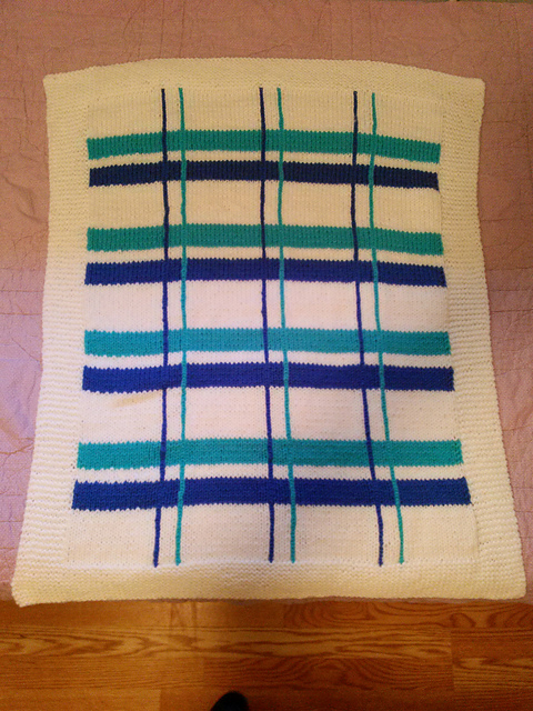 Mad About Plaid Baby Blanket