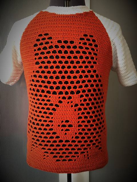 Mesh Bear Raglan T-Shirt