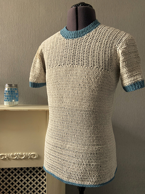 Ravelry: Vertical Stripe Yoke T-Shirt pattern by Seyhall Crochet