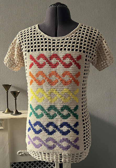Twist Multi Stripe T-Shirt