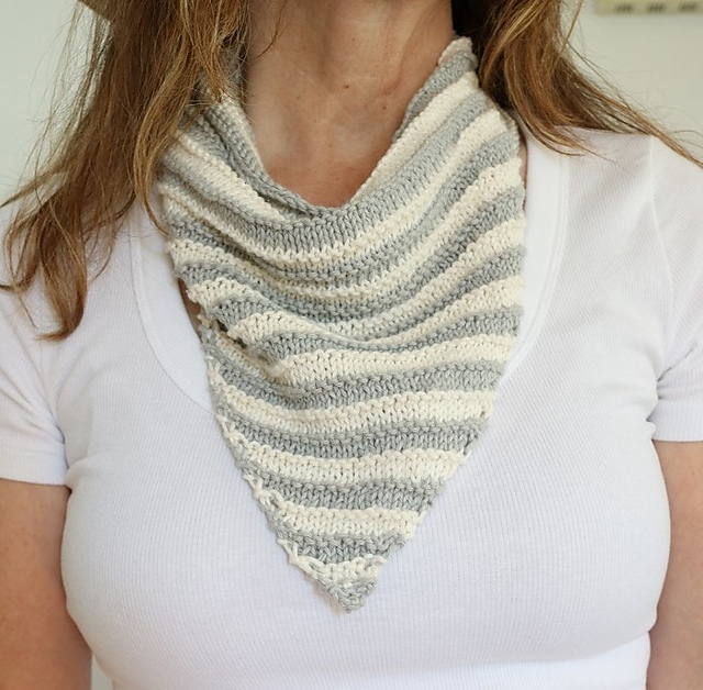 Ravelry Striped Neck Scarf pattern by Susan Frick