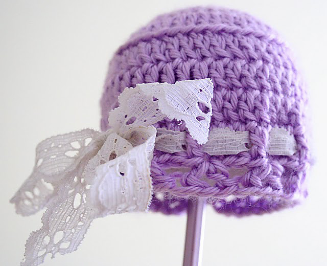 Flapperesque Preemie Beanie